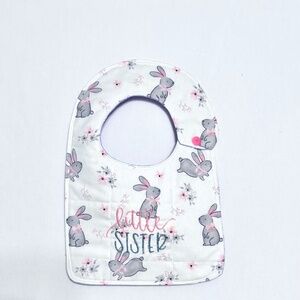 Little Sister Bunny Baby Bib